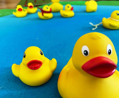 Workshop "Zahlenland 1" mit Lisa Hafen für die Kinder im Kindergarten Dobl Zwaring, finanziert von Licht ins Dunkel.