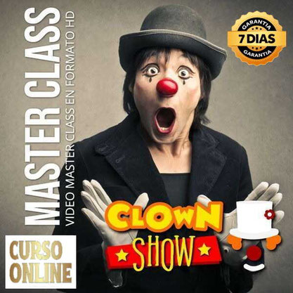 Aprende Clown Show el Arte de Entretener, cursos online,