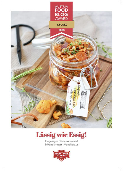 Austria Food Blog Award 2023 - 3. Platz