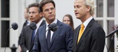 Mark Rutte e Geert Wilders