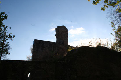 Und da war Sie , die Burg Hohenecken