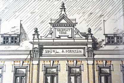 Plauen, Eugen-Fritsch-Straße 30, Entwurfszeichnung, 1899