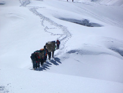 Porters on Mera La