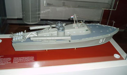 "TM 51" als 1:50-Modell im Marinemuseum Den Helder - Bild: Volker Groth