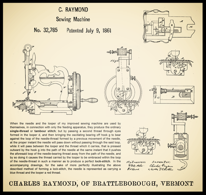 U.S. Patent  32.785  - July 9, 1861 