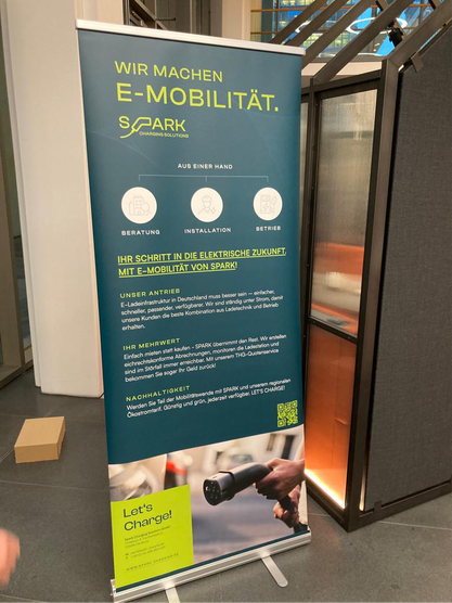 Roll up Werbe banner, Design und Druck