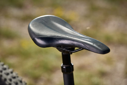 Detailaufnahme des Romero Sattels