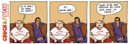 "Couch & Potato" : série de strips sur les ados réalisée avec Miss Gally