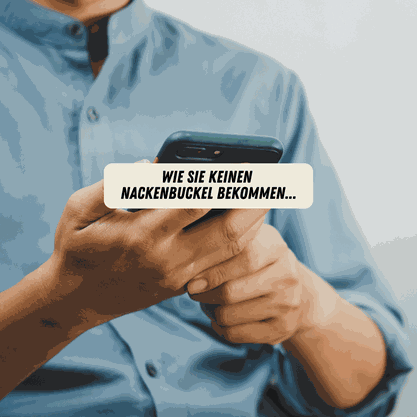 Handy Schmerzen Nacken 