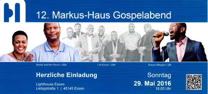 USA  l  Schweden  l  Polen  l  England  -  Der 12. Markus-Haus Gospelabend 