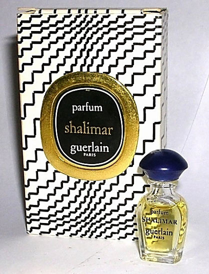 SHALIMAR - PETITE MINIATURE AVEC PARFUM - BOÎTE ZEBREE