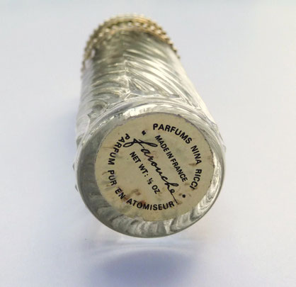 FAROUCHE : VAPORISATEUR PARFUM PUR 15 ML : ETIQUETTE SOUS LE FLACON