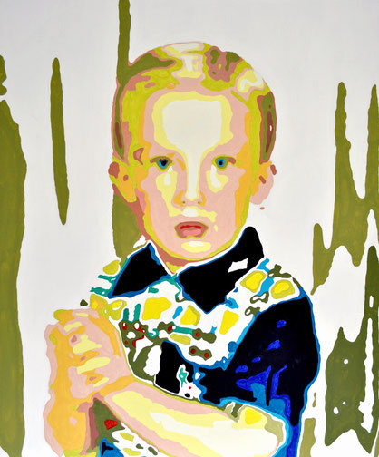 "Little Donald", 2020, acrylic on canvas, 120x100 cm