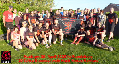 Klassischer Kurs eines Hashes. Rundkurs ca. 10 km mit 20-30 Checks. => Hash-Lauf am 07.11.2017 in BS-Volkmarode
