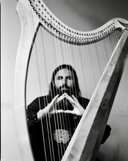 Andy Aquarius and Harp by Hector Ochoa, Medium Format