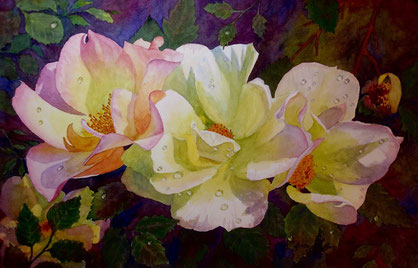 #roses#watercolour#watercolor#yellowroses#gloriamoutartist#originalpainting#painting