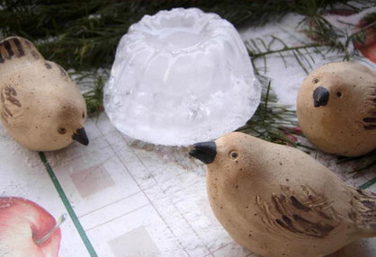 Frostsichere Keramikvögelchen