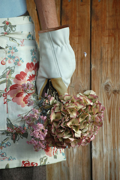 gants de jardinage bicolore 