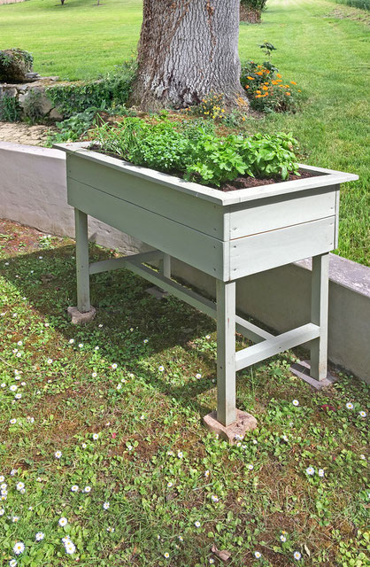 jardinière sur pied bois made in france