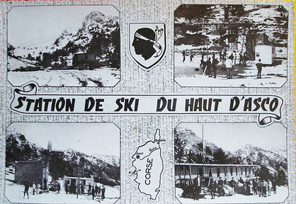 CPA datant de la création de la station de ski