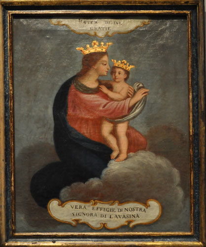 Musée de Bastia- tableau de dévotion "quadro da letto"- fin XVIIe s.