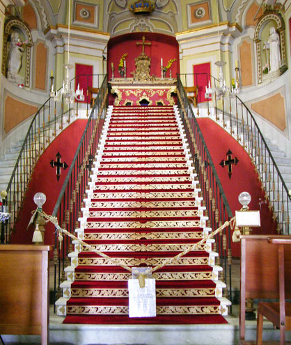 Bastia - Montserrato - La Scala santa - à droite St Antoine abbé