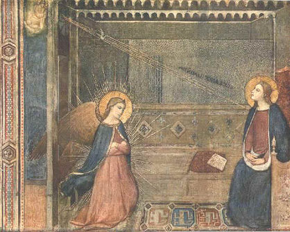 Florence - Santa Annunziata - le tableau miraculeux dont on trouve la copie dans la chapelle de confrérie Santa Croce de Palasca en Balagne de la main de Marc'Antonio De Santis