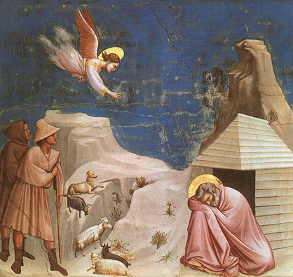 Padoue (Chapelle degli Scrovegni) Giotto - Le songe de Joachim