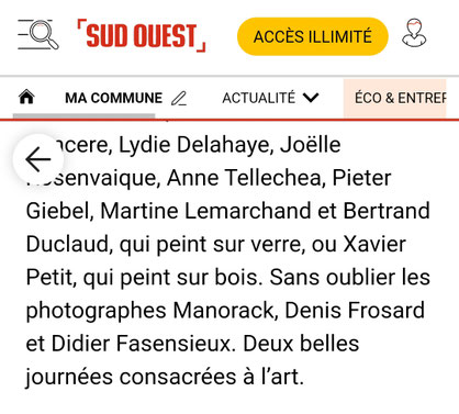 Sud ouest - juin 2023