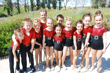 Foto del Grup Infantil durant la competició