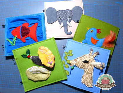 Spielbuch fertigstellen, Quiet book, how to make a Quiet book, Filzbuch, Fühlbuch nähen