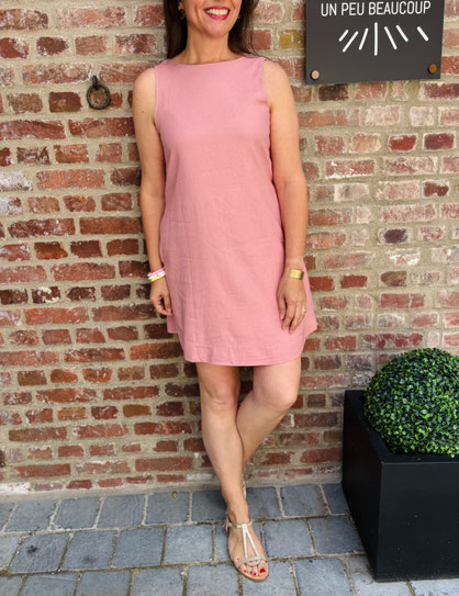 VETEMENT FEMME ROBE CHASUBLE ROSE CHARLIOR