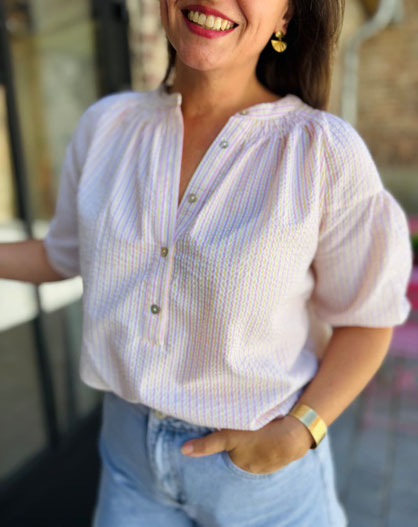 VETEMENT FEMME BLOUSE PASTEL CHARLIOR