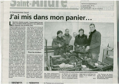 La Depeche , Edition Evreux du 10 Février 2012. Cliquez pour agrandir