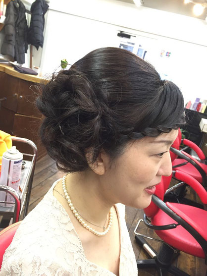 横浜・日吉・菊名・美容室☆女性の笑顔を作る専門家☆美容家 奥条勇紀 可愛い=編み込み ヘアセットの方程式