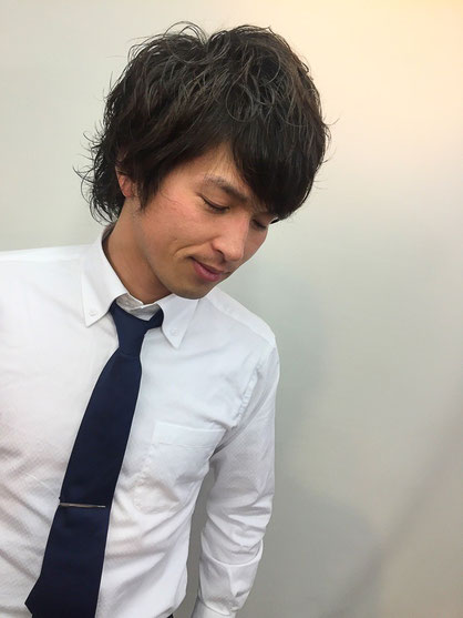 横浜・日吉・菊名・美容室☆女性の笑顔を作る専門家☆美容家 奥条勇紀 ボディーパーマでお手入れ楽ちんなニュアンスヘアーに