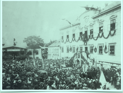 Fahnenweihfest am 6. Juli  1890