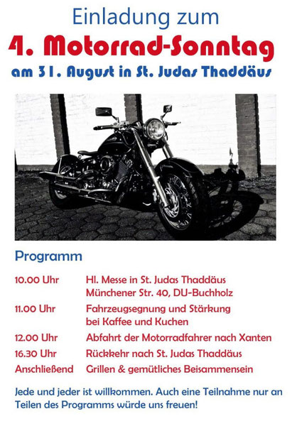 Motorrad-Sonntag 31.08.2025 Buchholz