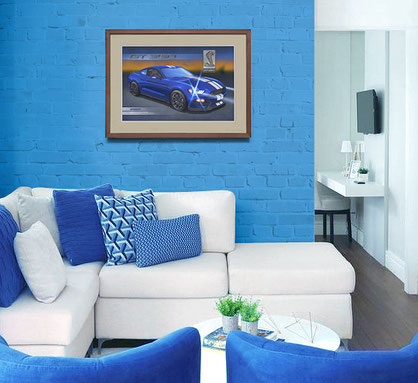 An artwork hanging on the wall is always more interesting to look at when it's well framed. Several options are possible depending on the tones of the image and the color of the wall to decorate. You'll see some examples in this article.