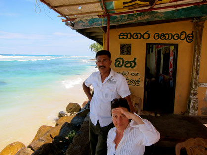 Mit Janaka unserem Fahrer