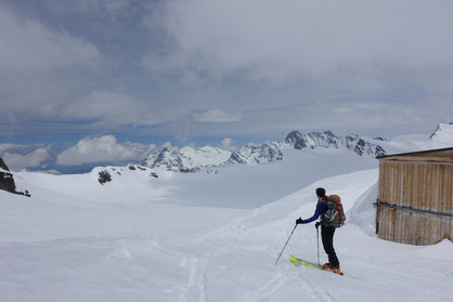 Skihochtour Gross Grünhorn, Grünegghorn, Berglihütte