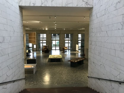 Blick in die Foyer-Ausstellung des Museo delle Civiltà. Bild: Anna Valeska Strugalla.