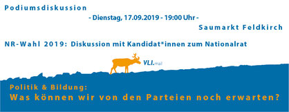 Podiumsdiskussion: Politik & Bildung - Was können wir von den Parteien noch erwarten?