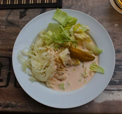 Krautsalat mit Dressing