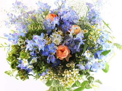 パネライ 希少 ✳NEW✳ガラスのおうち(ブルー)❁ミニバラ&多肉植物 フラワー 置物