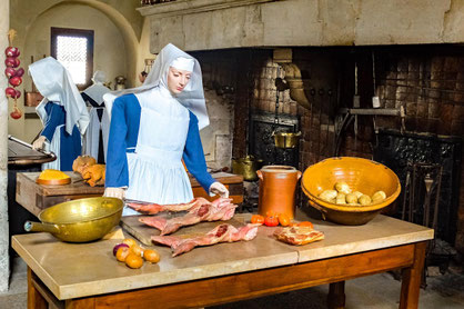 Wachsfiguren im Beaune Museum