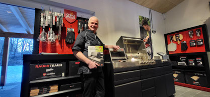 Heiko Ebsen am Otto Wilde im Marks Grillhaus in Schleswig