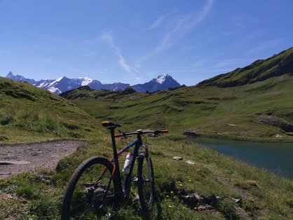 Bachalpsee at the track check