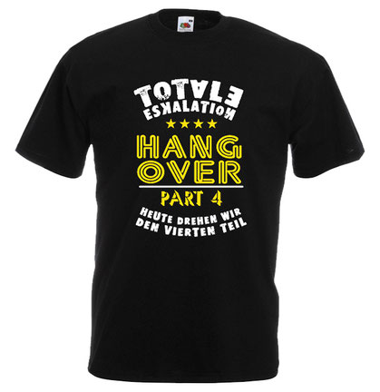 33 Junggesellenabschied tshirt herren jga männertour hangover part 4 heute drehen wir den vierten teil