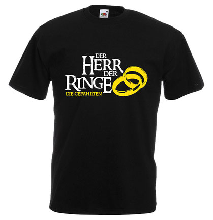 16 Junggesellenabschied tshirt herren jga männertour der herr der ringe die gefährten